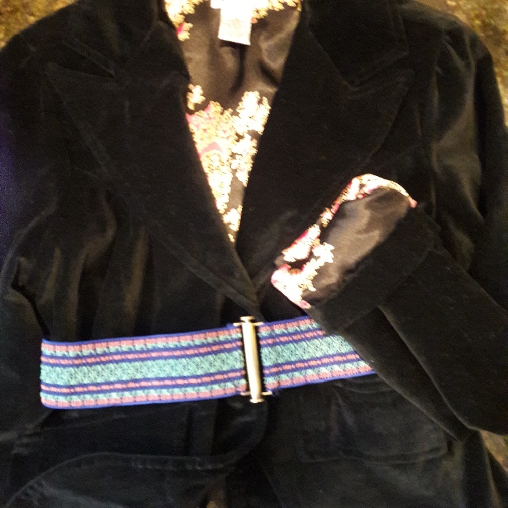 Black Velvet Blazer.